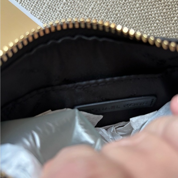 Michael Kors Carmela Oxblood multi small Pouchette NWT - Picture 9 of 12